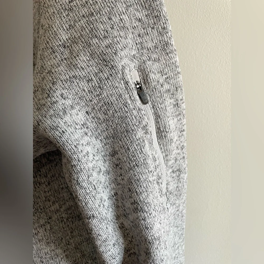 L.L. Bean Heather Gray Knit Jacket
